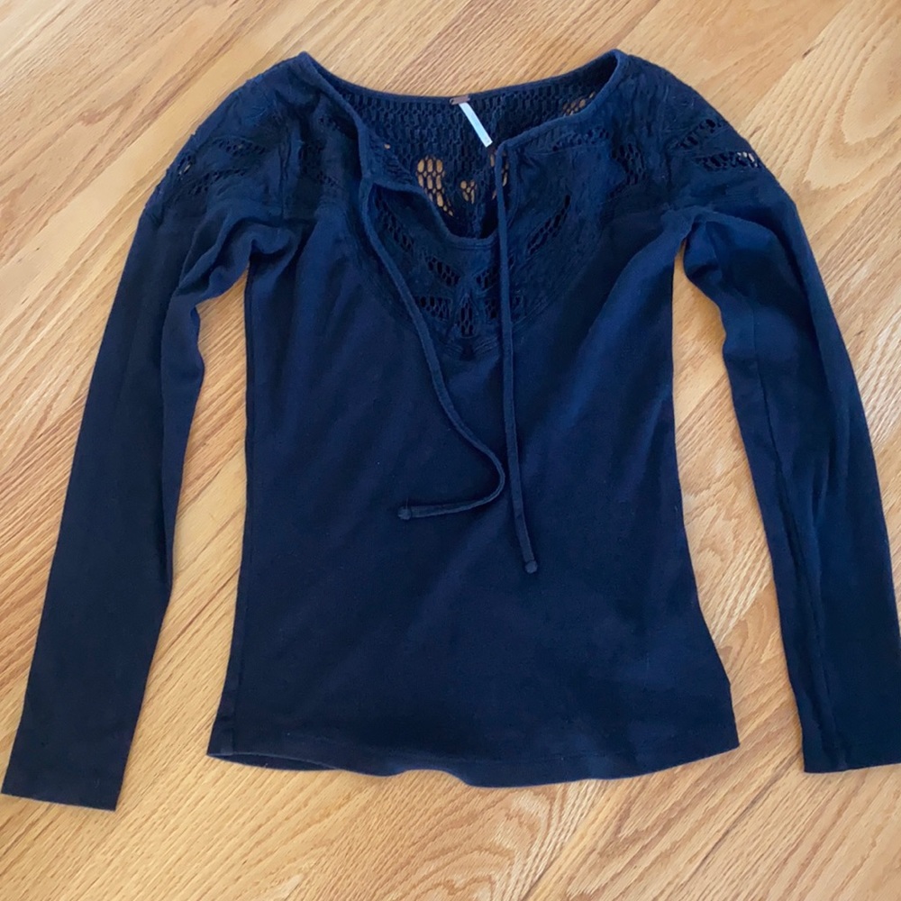 black long sleeve shirt